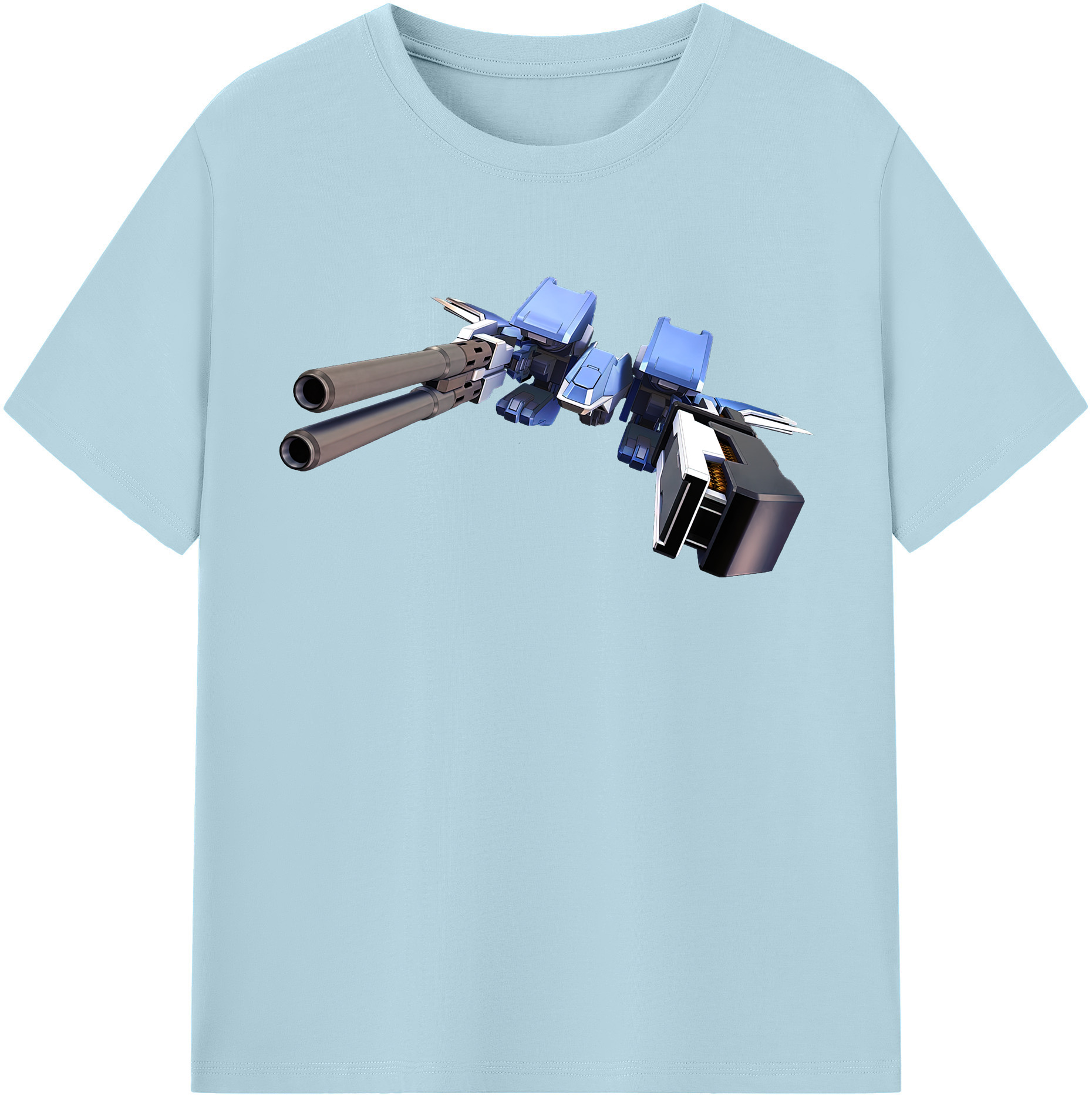 （画像用） 機動戦士ガンダム Mobile Suit Gundam 綿100％半袖Tシャツ（フロントプリント）